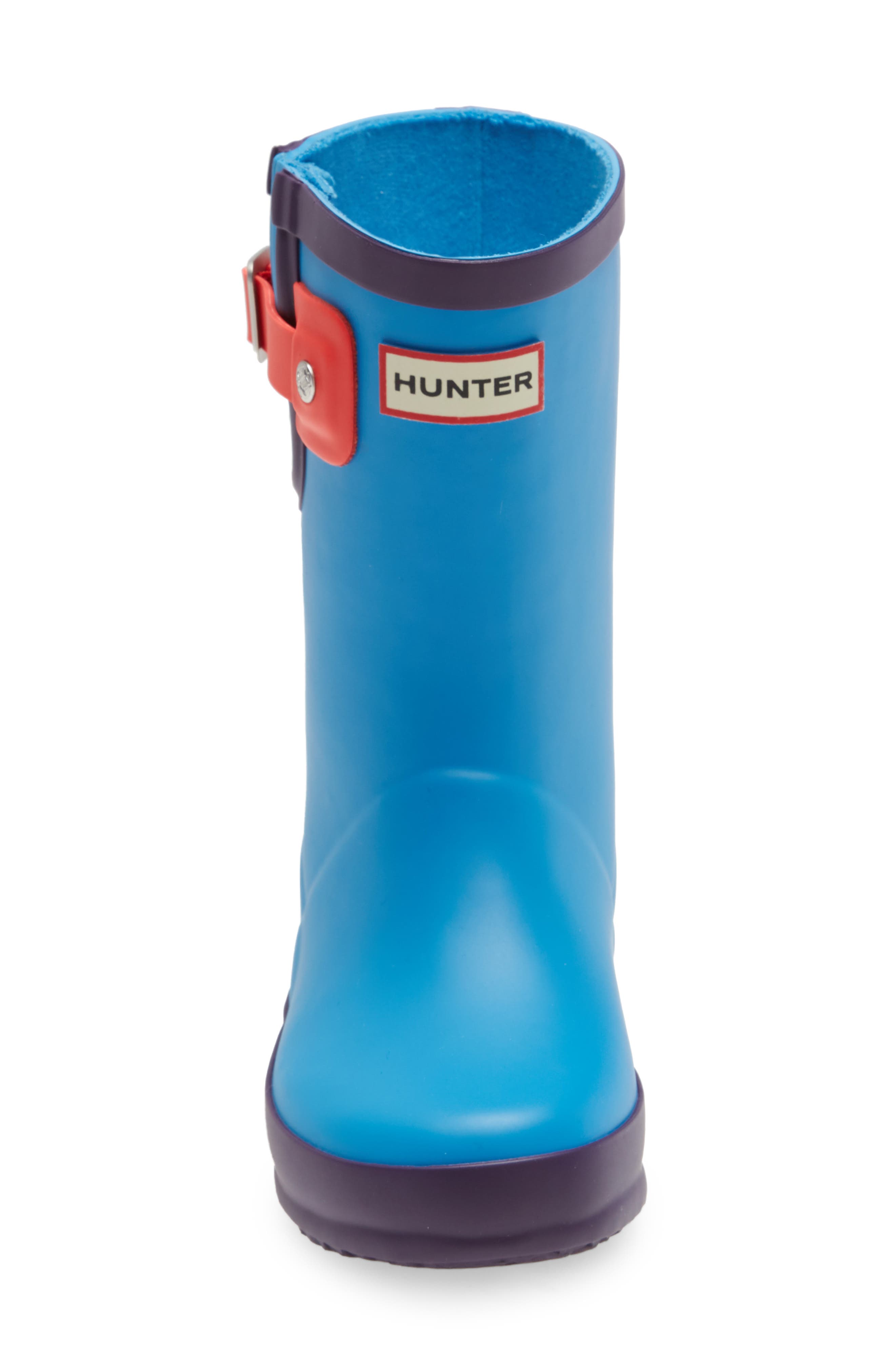 Buckle Strap Rain Boot, Alternate, color, BLUE BOTTLE/ BLUE/ CARGILL