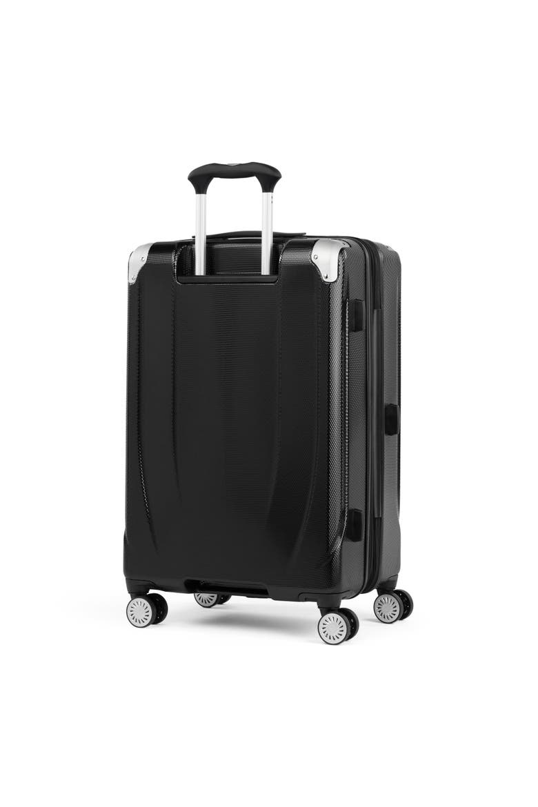 Pathways 3 Hardside Expandable 25" Medium Checked Spinner Luggage, Alternate, color, Black Knight