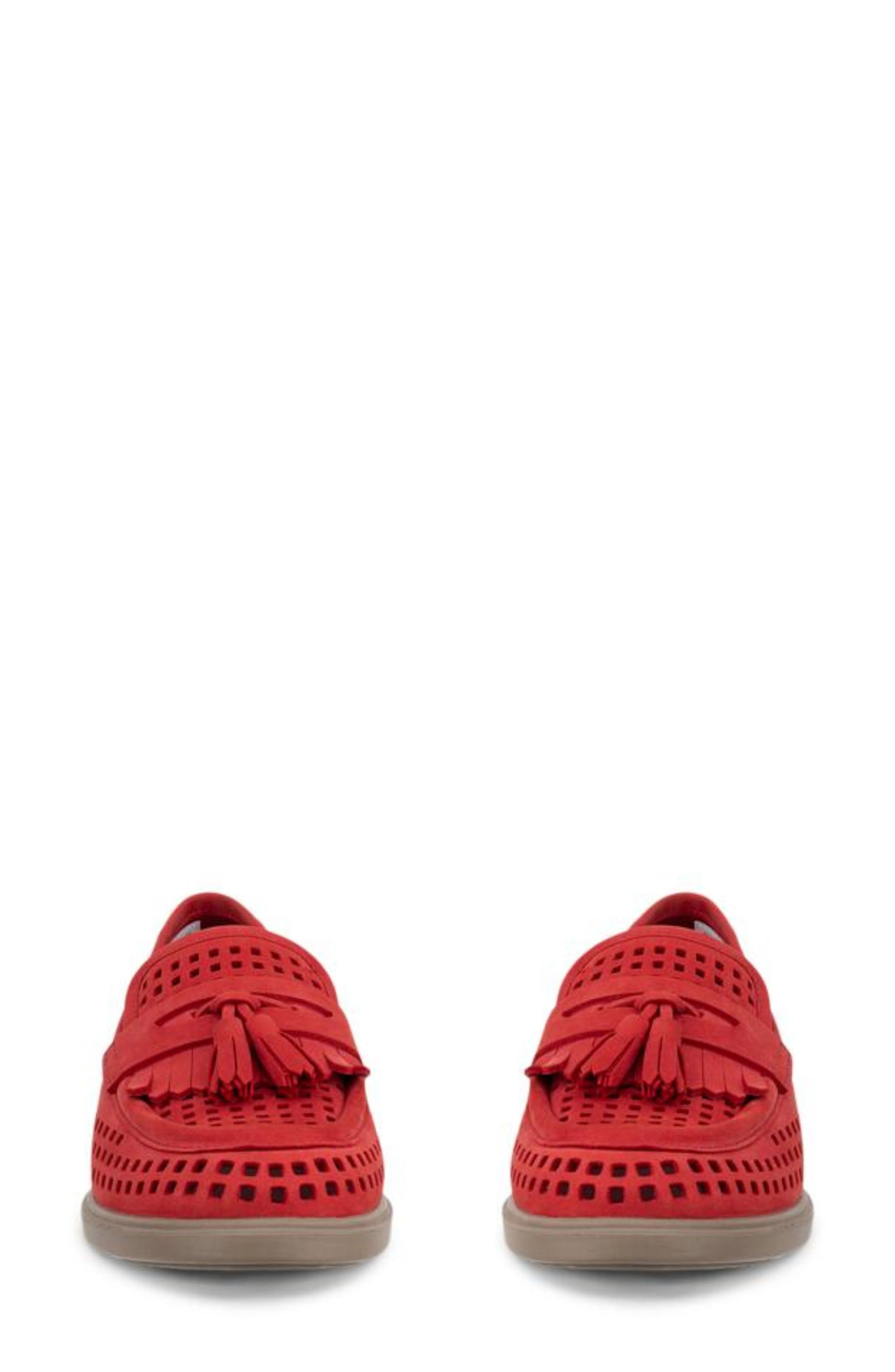 ECCO Classic 15 Tassel Loafer, Alternate, color, Chili Red