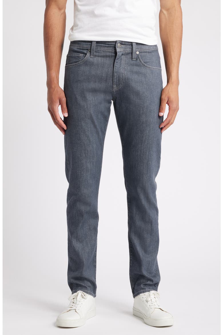 Slim Straight Leg Jeans, Main, color, GREY DENIM