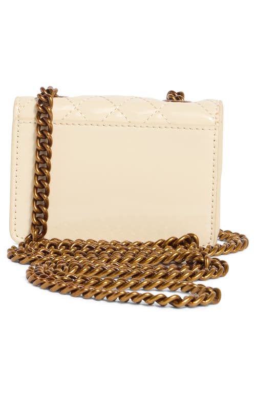 Kurt Geiger London Micro Brixton Crossbody Bag In Neutral