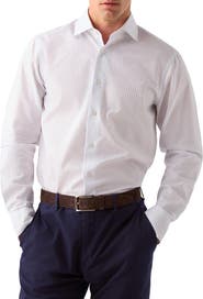 Robert Talbott Reynolds Dobby Stripe Contemporary Fit Shirt
