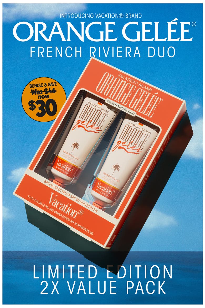 French Riviera Orange Gelée SPF 30 Sunscreen Gel Duo $46 Value, Alternate, color, NO COLOR