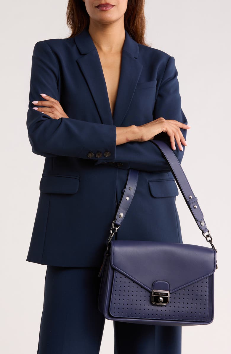 Longchamp Mademoiselle Crossbody Bag, Alternate, color, Navy