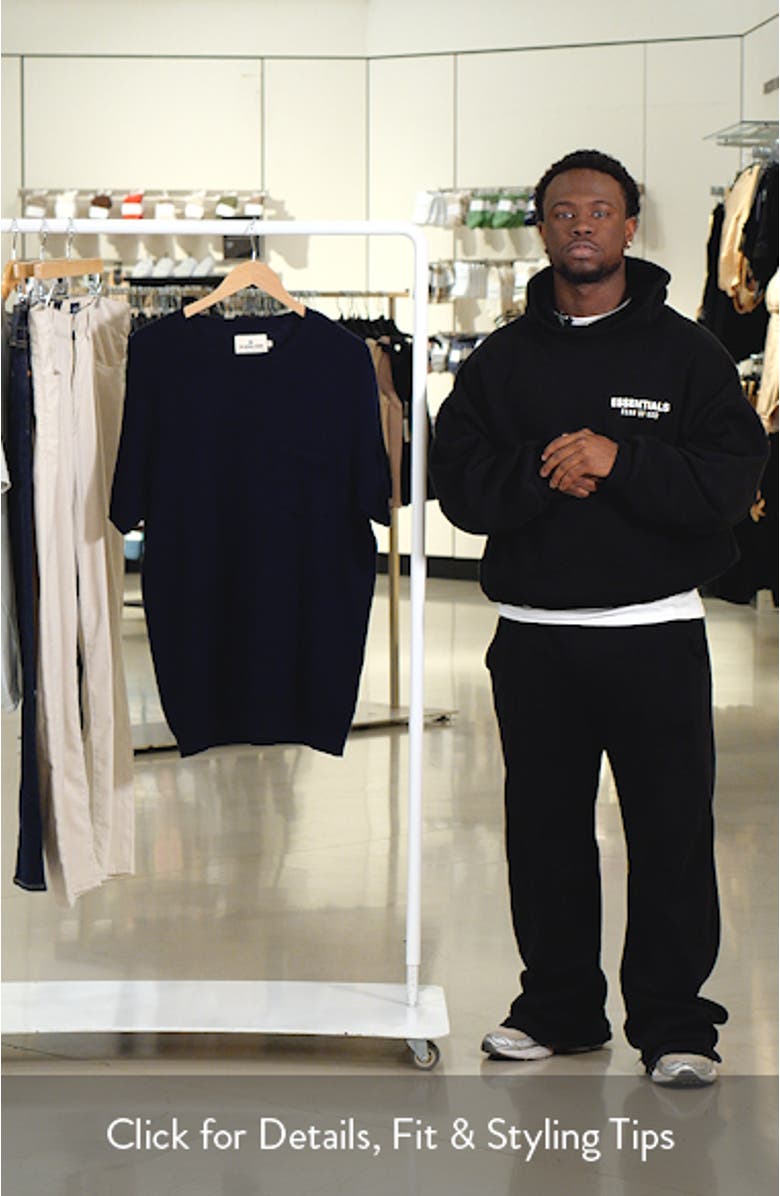 Waffle Stitch Short Sleeve Sweater, sales video thumbnail