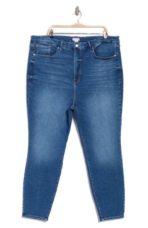 Good Waist High Waist Skinny Jeans (I312) (Regular & Plus)