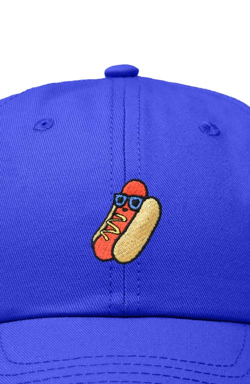 Dalix Dog Days Embroidered Casual Cap In Royal Blue