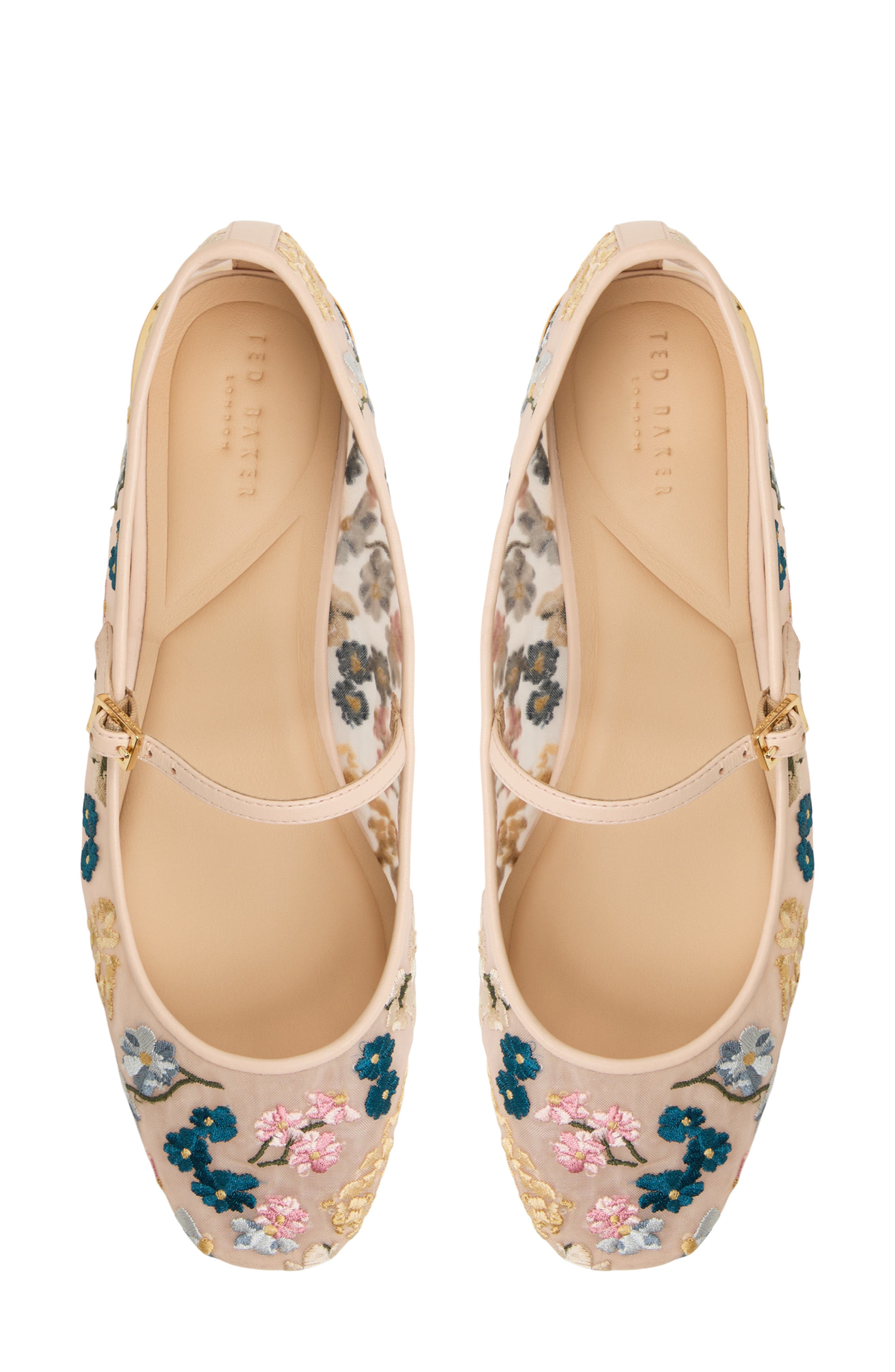 Daria Jane Mary Jane Flat, Alternate, color, FLORAL