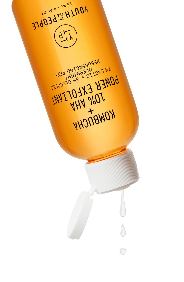 Youth to the People Kombucha + 10% AHA Power Exfoliant, Alternate, color, 