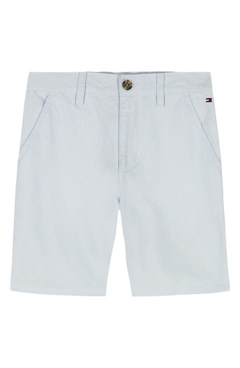 Kids' Flat Front Oxford Shorts (Big Kid)