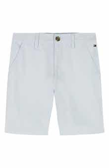 Kids' Flat Front Oxford Shorts