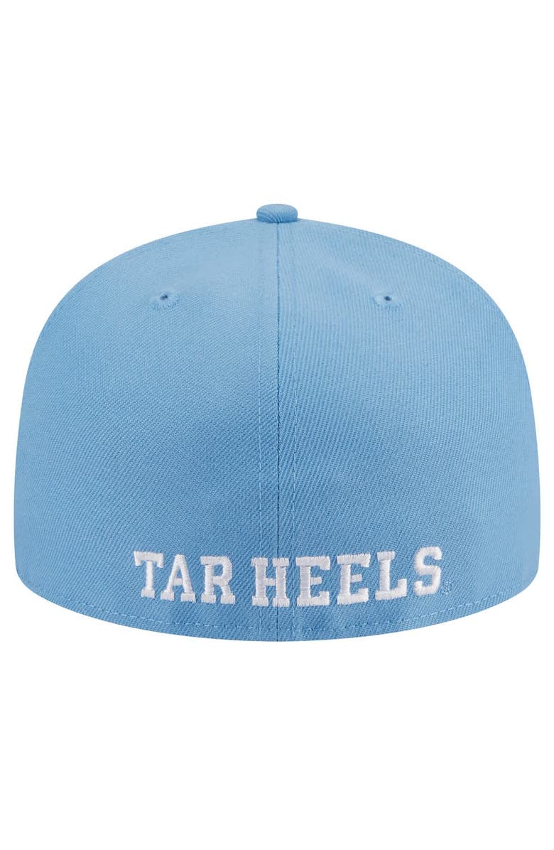 New Era Men's New Era Light Blue North Carolina Tar Heels 59FIFTY Fitted Hat, Alternate, color, 