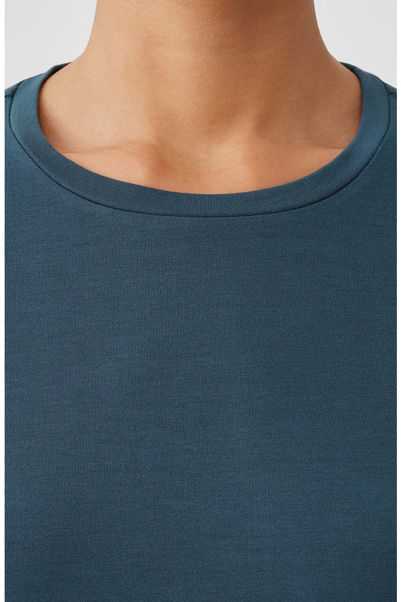 Crewneck Long Sleeve Tunic Top, Alternate, color, ALPINE