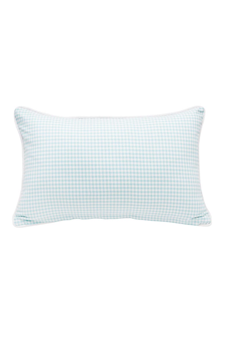 Blossom Bunny Trio Accent Pillow, Alternate, color, Blue