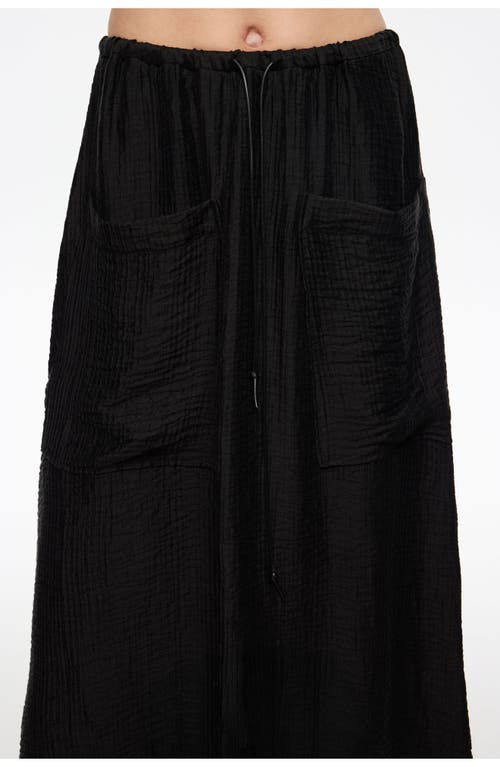 Bimba Y Lola Adjustable Waist Skirt In Black