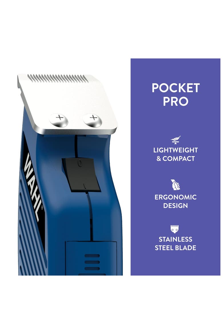 Pocket Pro Equine Compact Horse Trimmer and Grooming Kit, Alternate, color, Blue