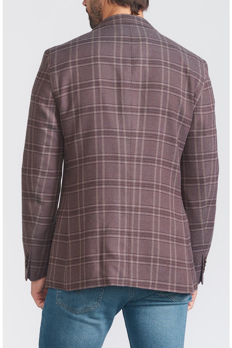 Plaid Sport Coat, Alternate, color, BROWN