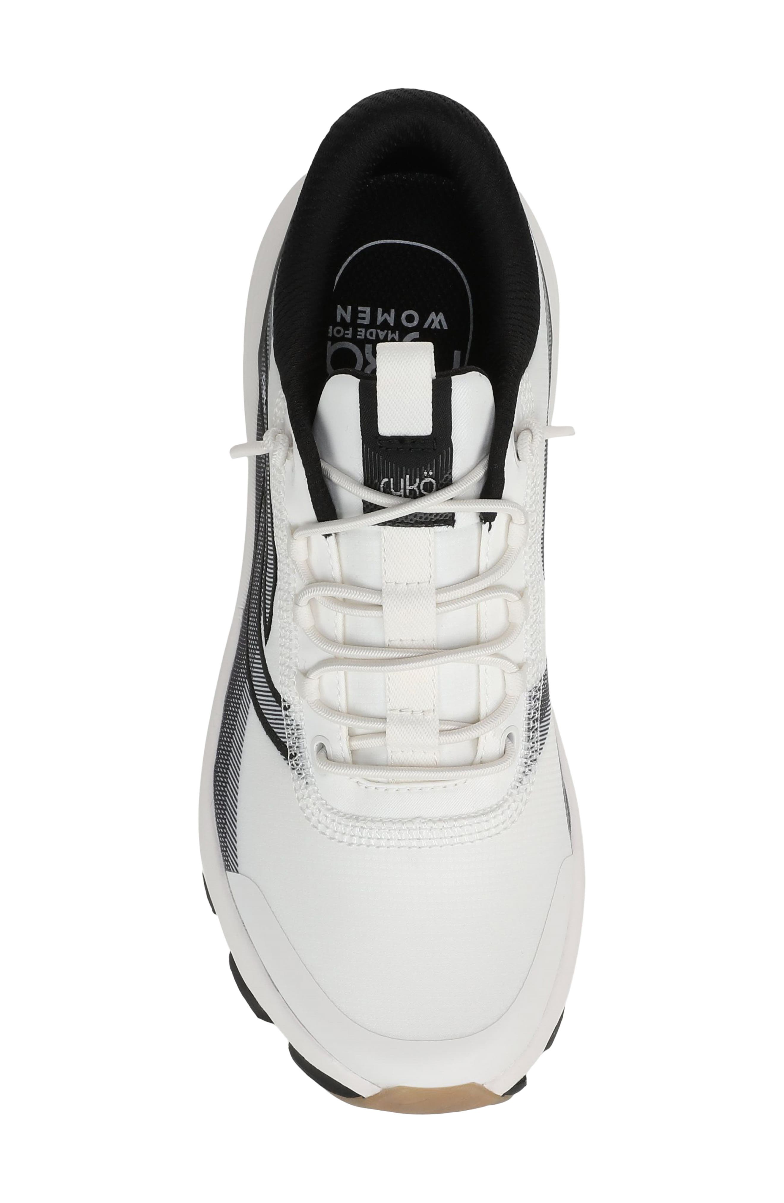 Devotion EZ 2 Sneaker, Alternate, color, WHITE BLACK