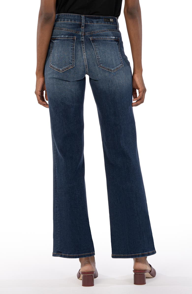 KUT from the Kloth Fab Ab High Rise Wide Leg Jeans, Alternate, color, Resolved W/Dk S
