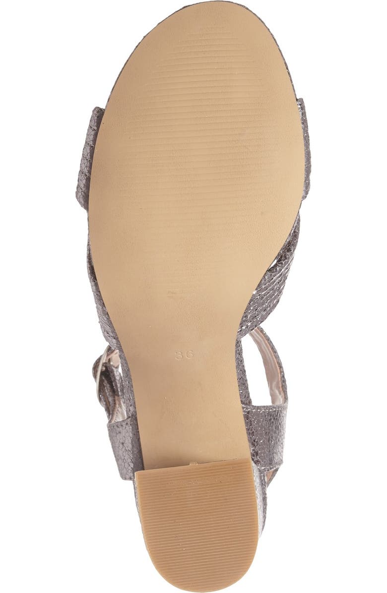 Topshop Radiant Metallic Sandal, Alternate, color,