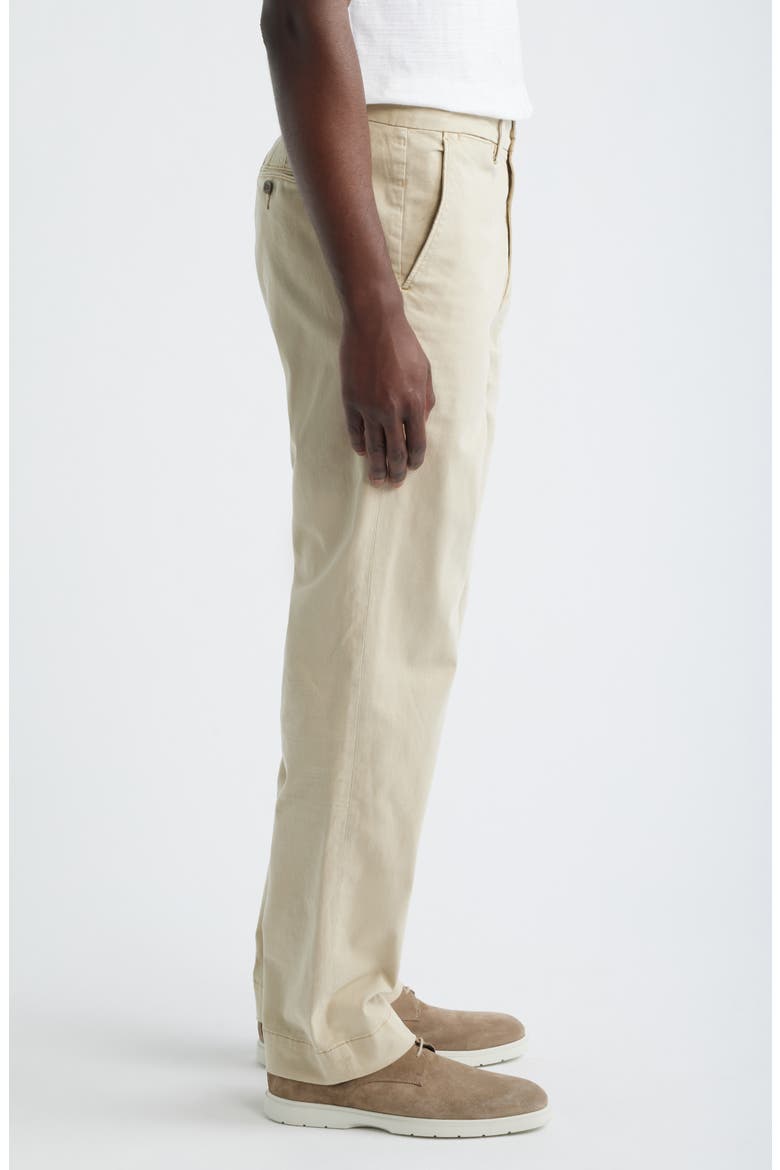 Archie Relaxed Straight Leg Stretch Sateen Pants, Alternate, color, 5 YEARS SULFUR DUNE KHAKI