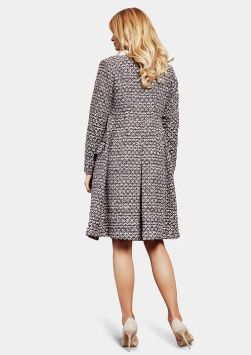 Tiffany Rose Maternity Verity Boucle Maternity Coat In Black