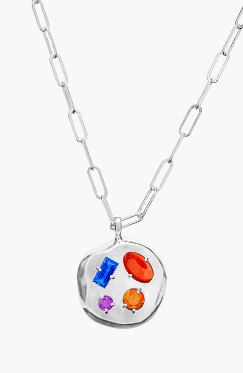 Birthdate Co. The September Birthdate Silver Pendant In September 21st - Silver