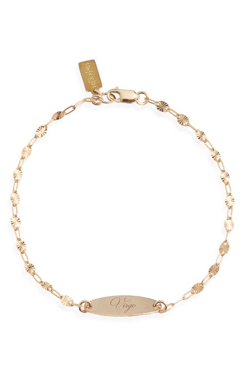 Engraved Zodiac Pendant