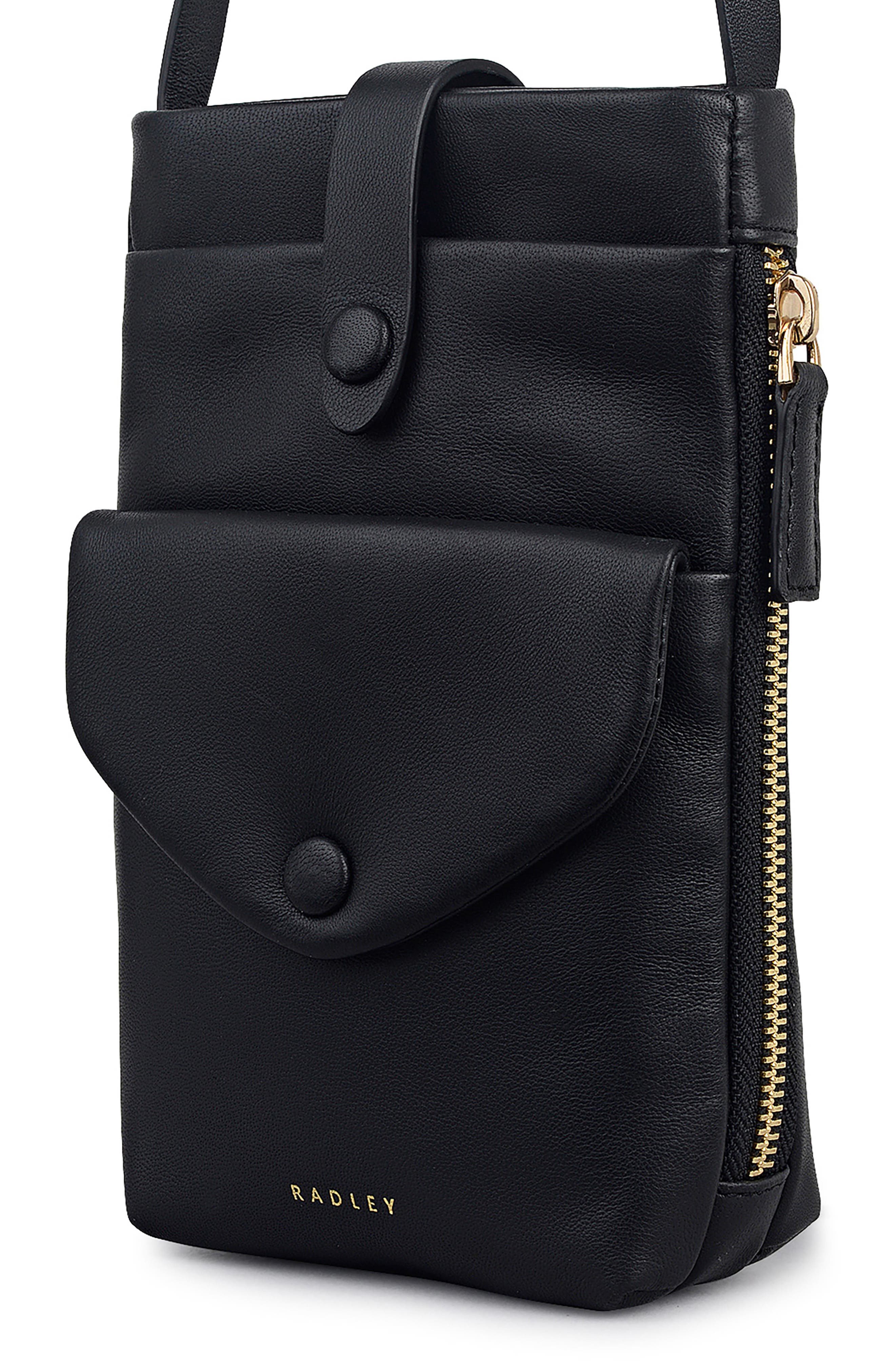 Mallow Street Medium Phone Crossbody Bag, Alternate, color, BLACK