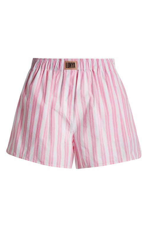 Lunya Airy Cotton Boxer Pajama Shorts