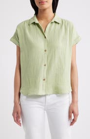 beachlunchlounge Devin Gauze Shirt