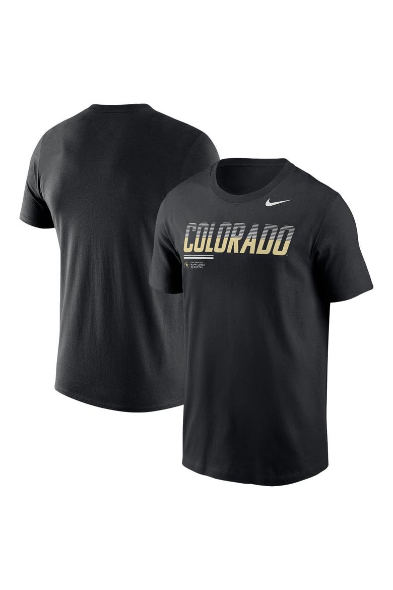 Men's Nike Black Colorado Buffaloes 2026 Sideline Wordmark Legend Dri-FIT T-Shirt, Main, color, Black