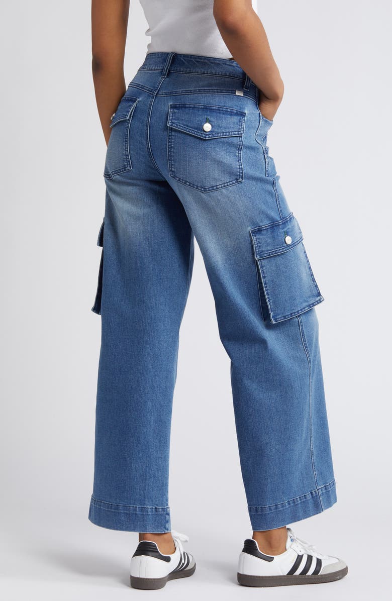 1822 Denim Wide Leg Utility Jeans, Alternate, color, 