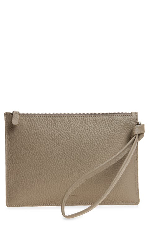 The Charlie Leather Clutch (Nordstrom Exclusive)