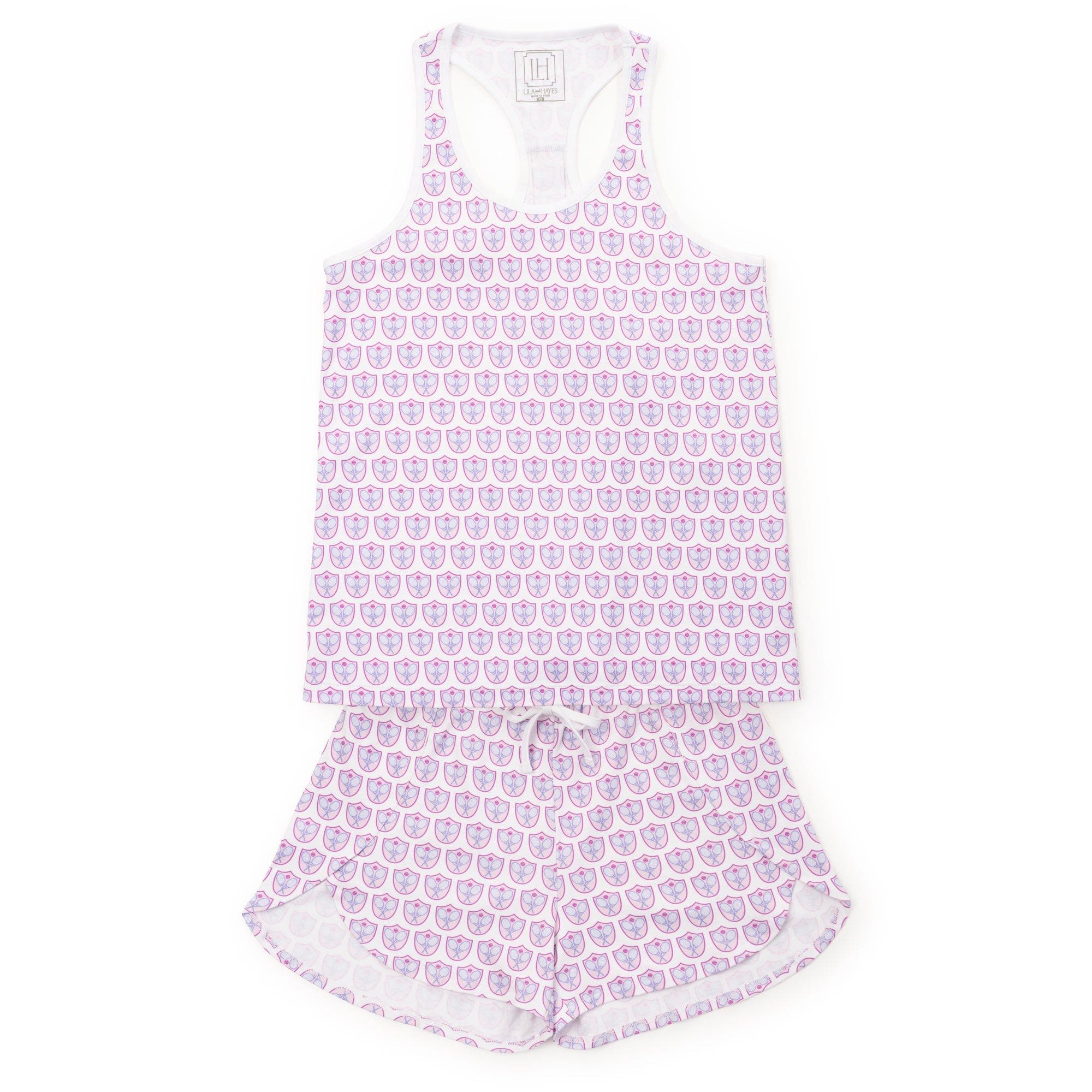 Tennis Crest Pink