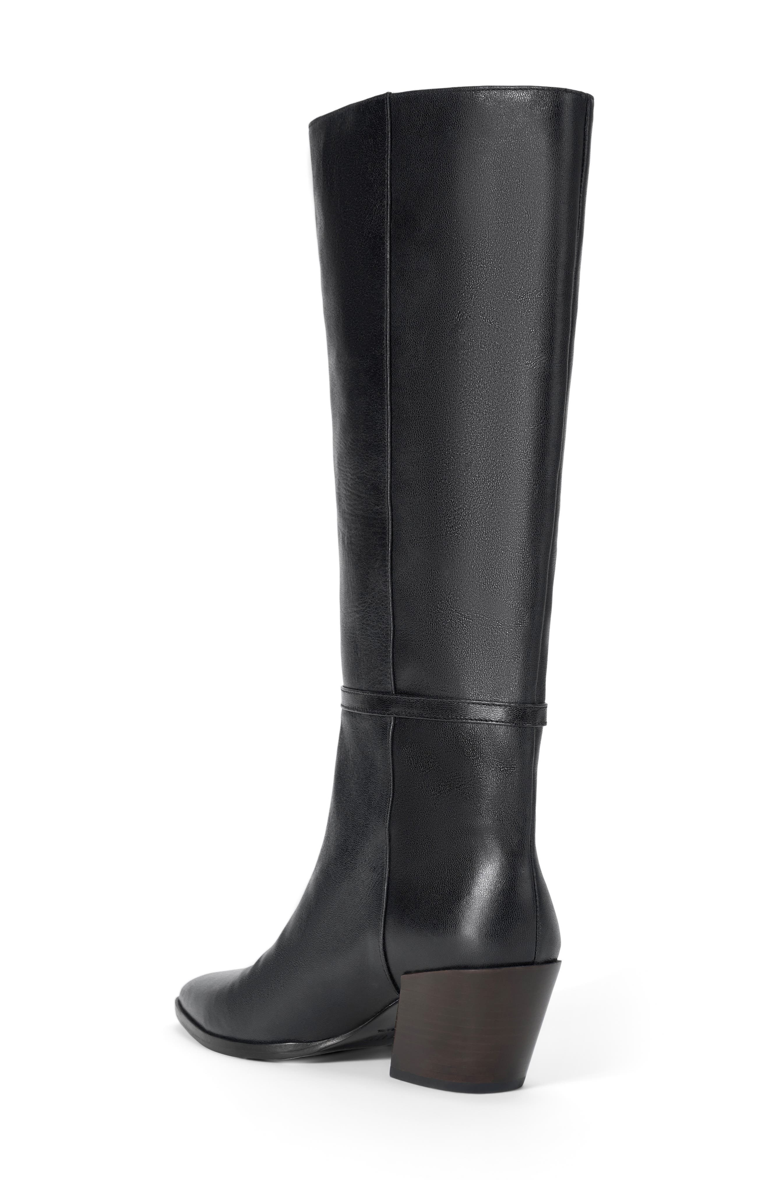 STAUD Austen Tall Boot, Alternate, color, Black