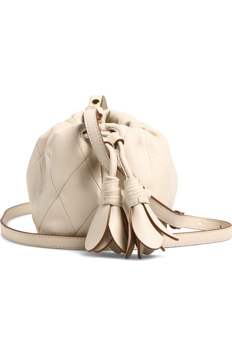 Zimmermann Small Cloud 91 Leather Clutch, Alternate, color, Milk