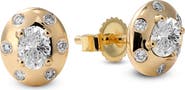 Mark Henry Aurum Petite Oval Stud Earrings