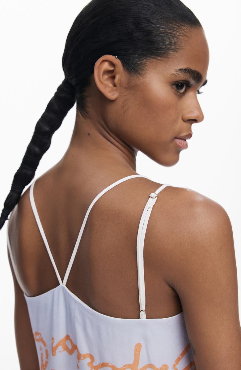 Desigual Asymmetric Strappy Camisole, Alternate, color, White