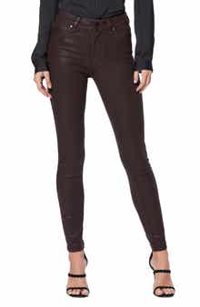 Transcend - Hoxton Coated High Waist Skinny Jeans (Nordstrom Exclusive)