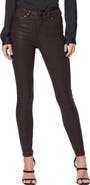 PAIGE Transcend - Hoxton Coated High Waist Skinny Jeans (Nordstrom Exclusive)