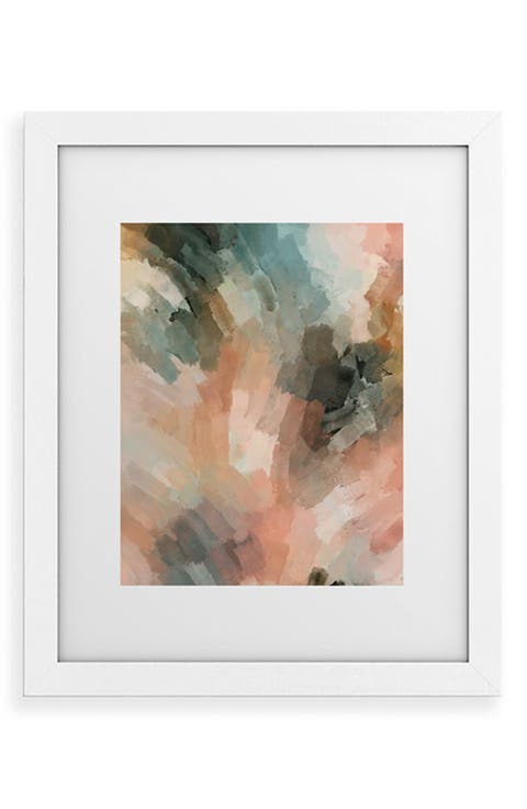 Wave Strokes Framed Wall Art