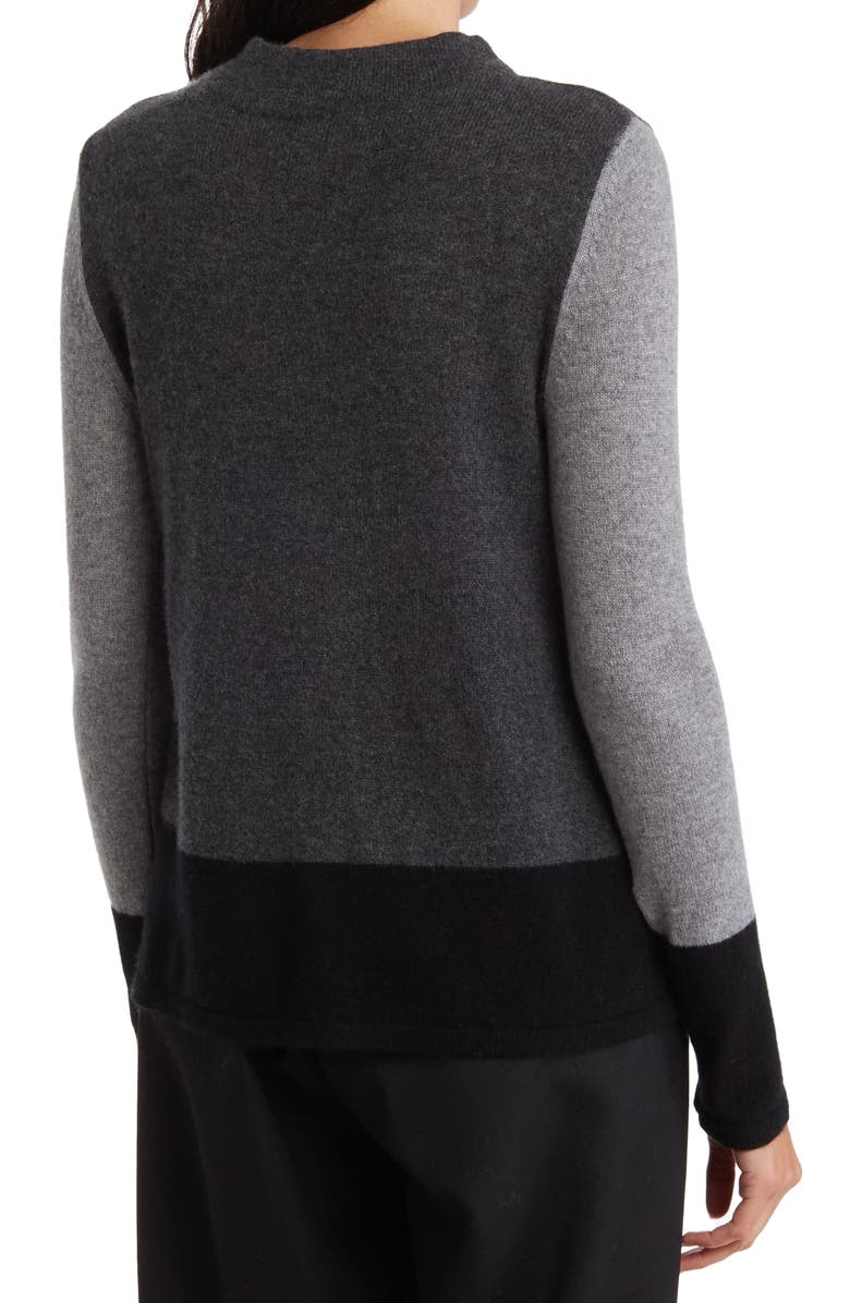 Griffen Colorblock Cashmere Sweater, Alternate, color,