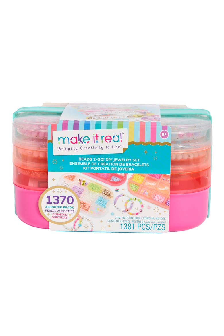 Beads 2-Go! DIY Jewelry Set, Main, color, MULTI