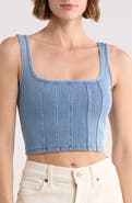 Blu Pepper Denim Corset Tank