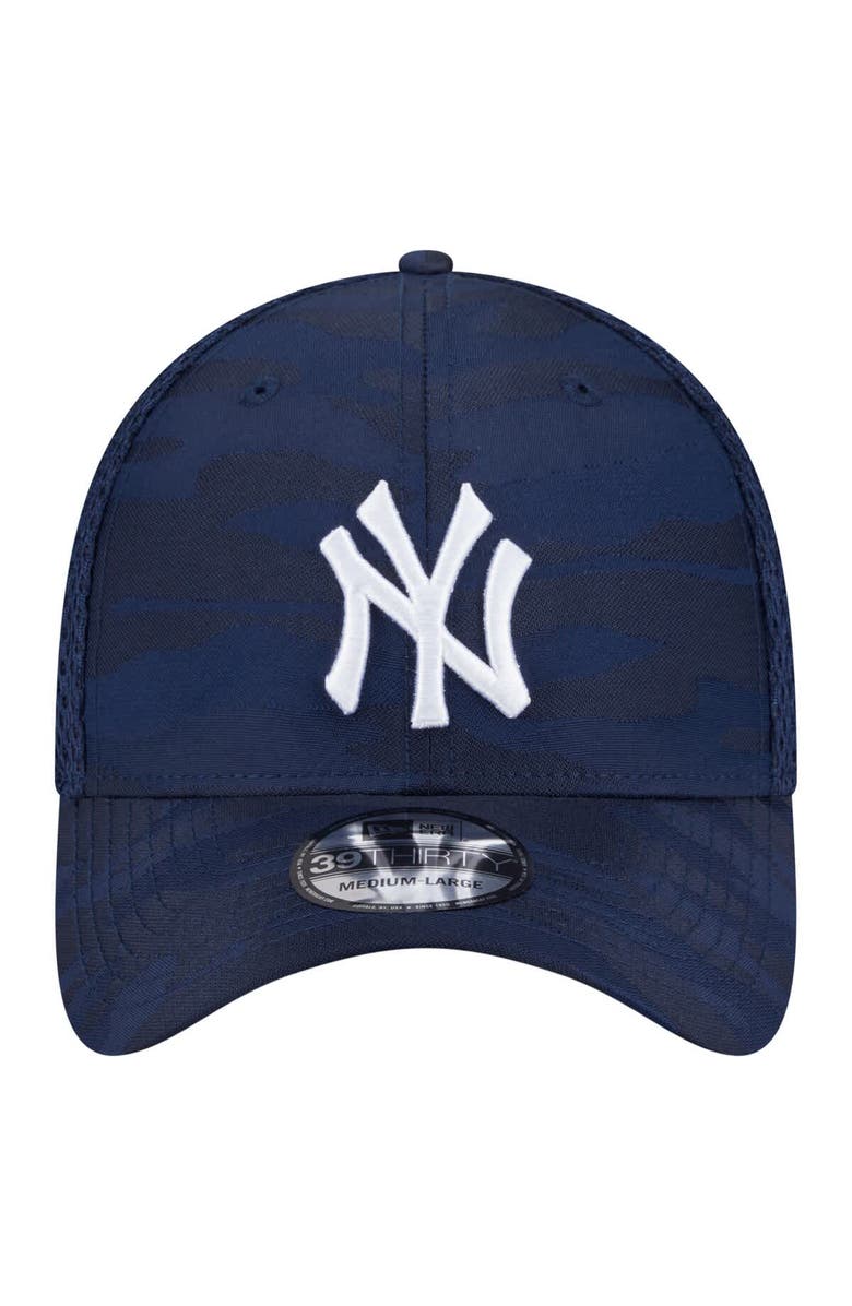 New Era Men's New Era Navy New York Yankees Subtle Camo 39THIRTY Flex Hat, Alternate, color, 
