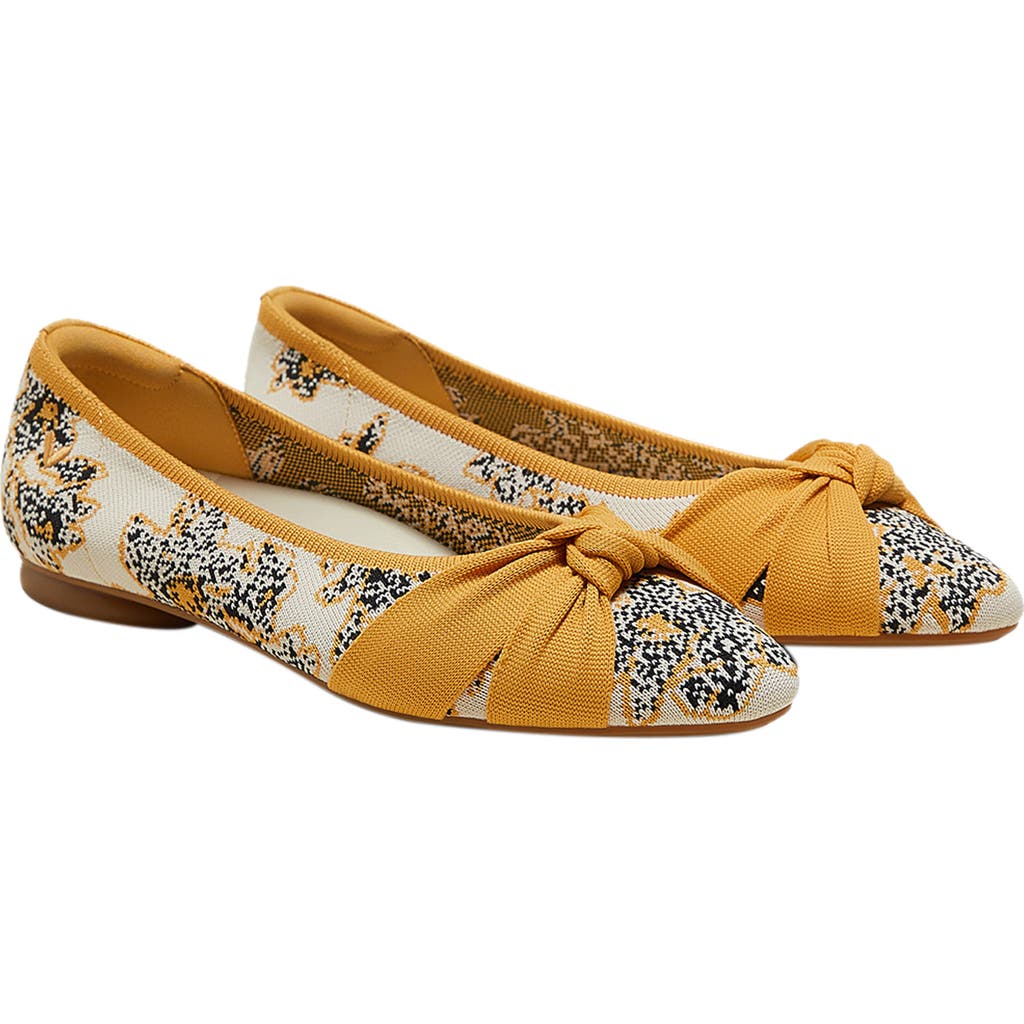 Vivaia Almond-toe Knotted Flats