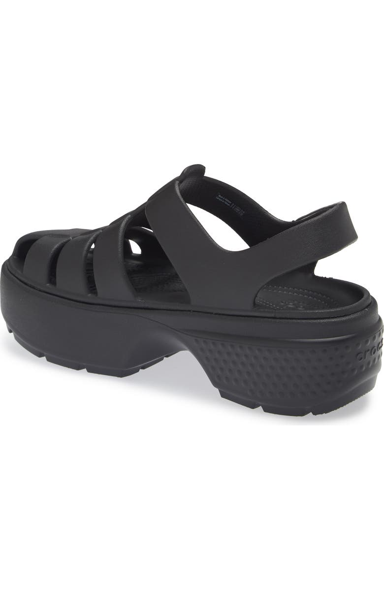 CROCS Stomp Platform Fisherman Sandal, Alternate, color,
