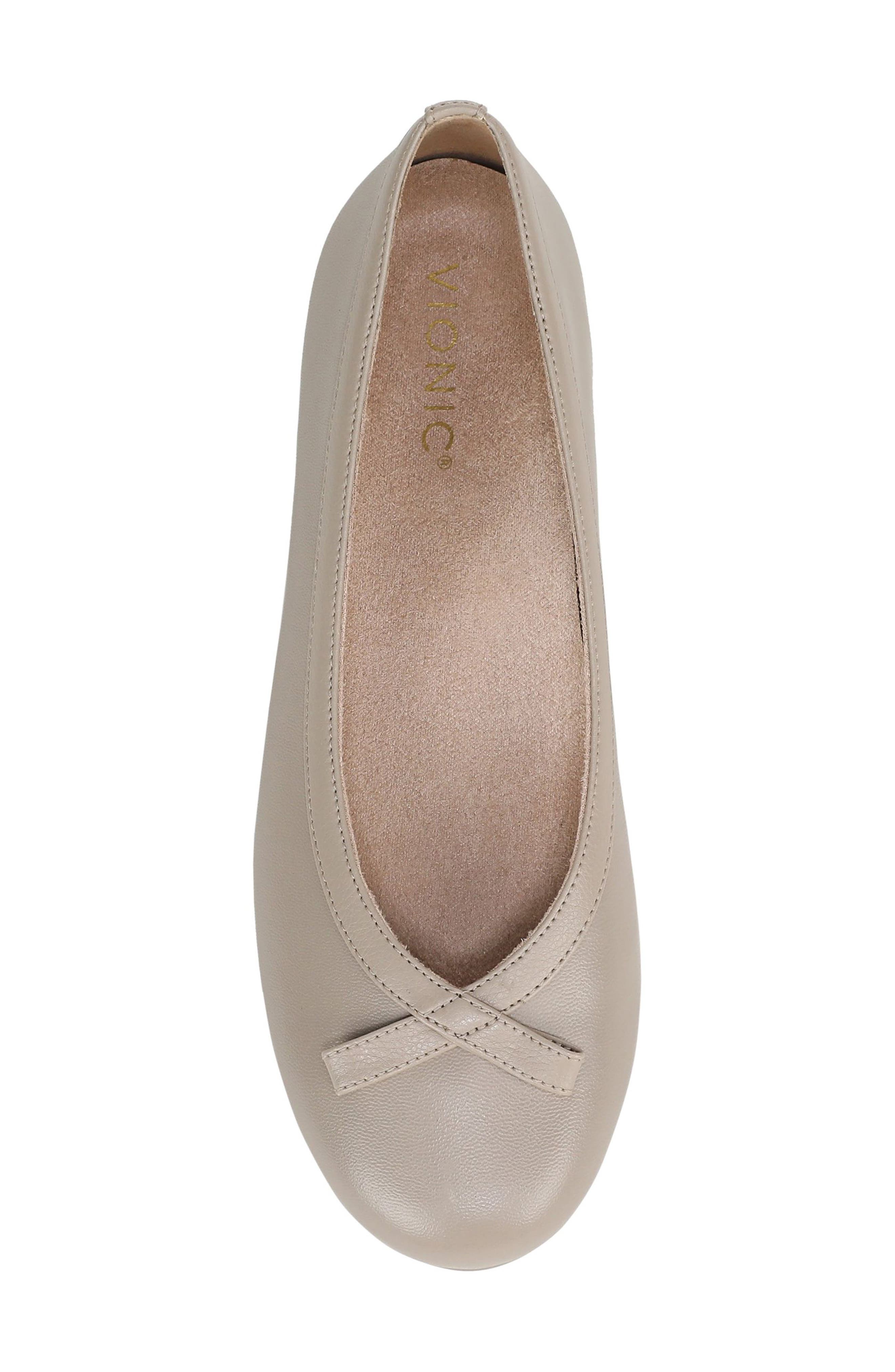 Vionic Sidney Ballet Flat, Alternate, color, Cobblestone