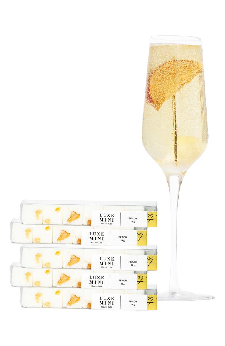 Teaspressa Holiday Stocking Stuffer Peach Mixology Cubes Gift Set, Main, color, Multi